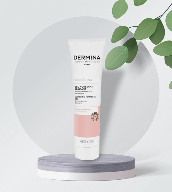 DERMINA SENSELINA GEL MOUSSANT APAISANT 100ML
