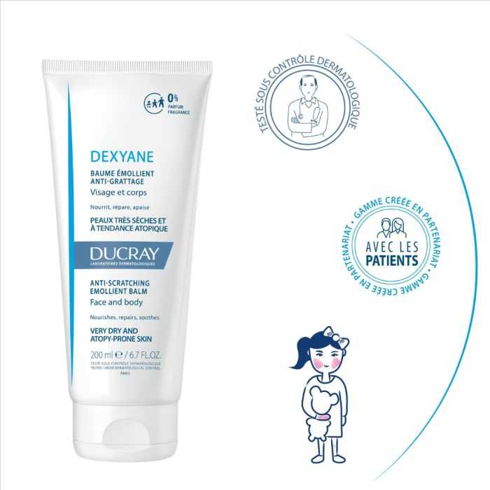 DUCRAY DEXYANE BAUME EMOLLIENT ANTI-GRATTAGE 200ML