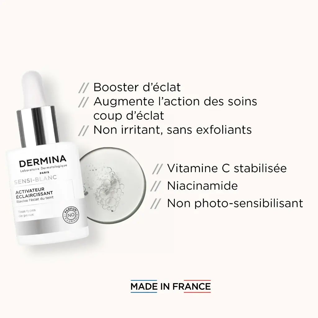 DERMINA SENSI-BLANC ACTIVATEUR ECLAIRCISSANT 30ML 