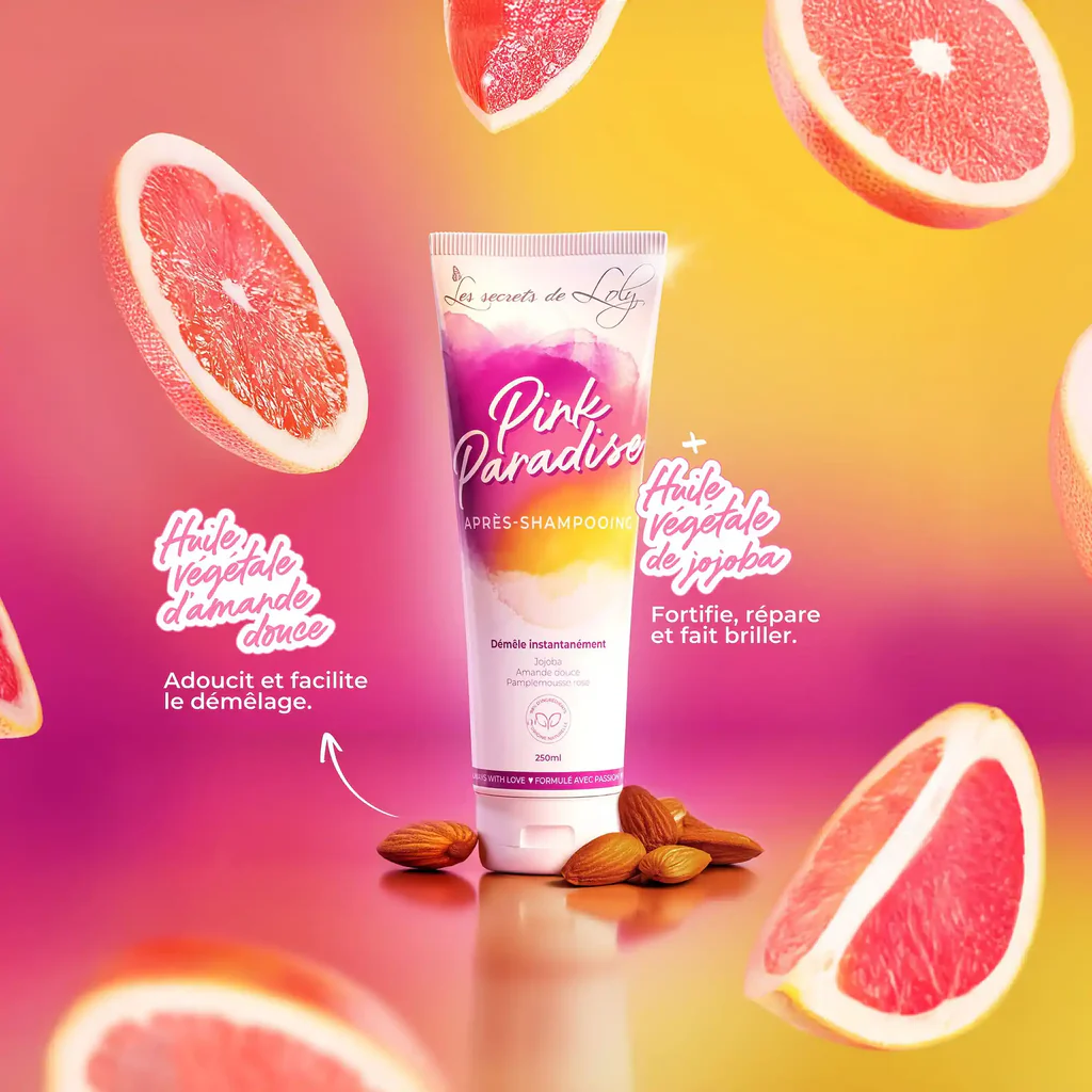 LES SECRETS DE LOLY PINK PARADISE APRES-SHAMPOOING 250ML