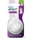 AVENT 2 TETINES NATURAL 1M+