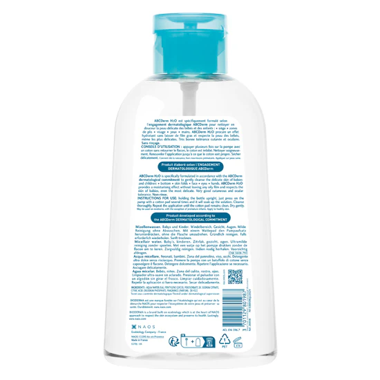 BIODERMA ABCDERM H2O EAU MICELLAIRE 1L