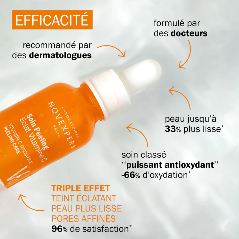 NOVEXPERT SOIN PEELING ECLAT VITAMINE C 30ML