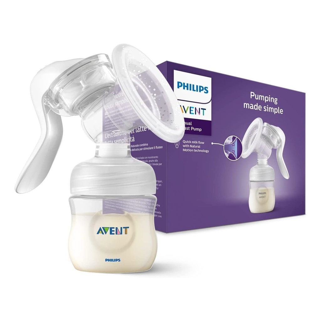 AVENT TIRE LAIT MANUEL NATUREL + TETINE 