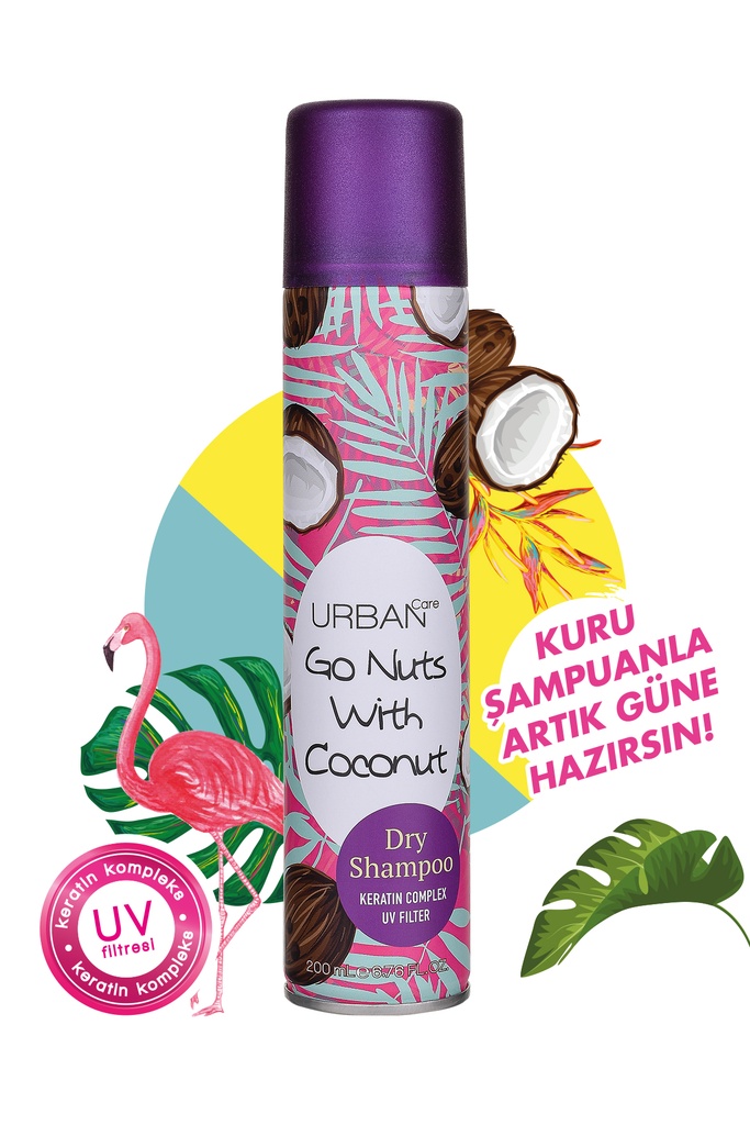 URBAN CARE DRY SHAMPOO COCONUT 200ML