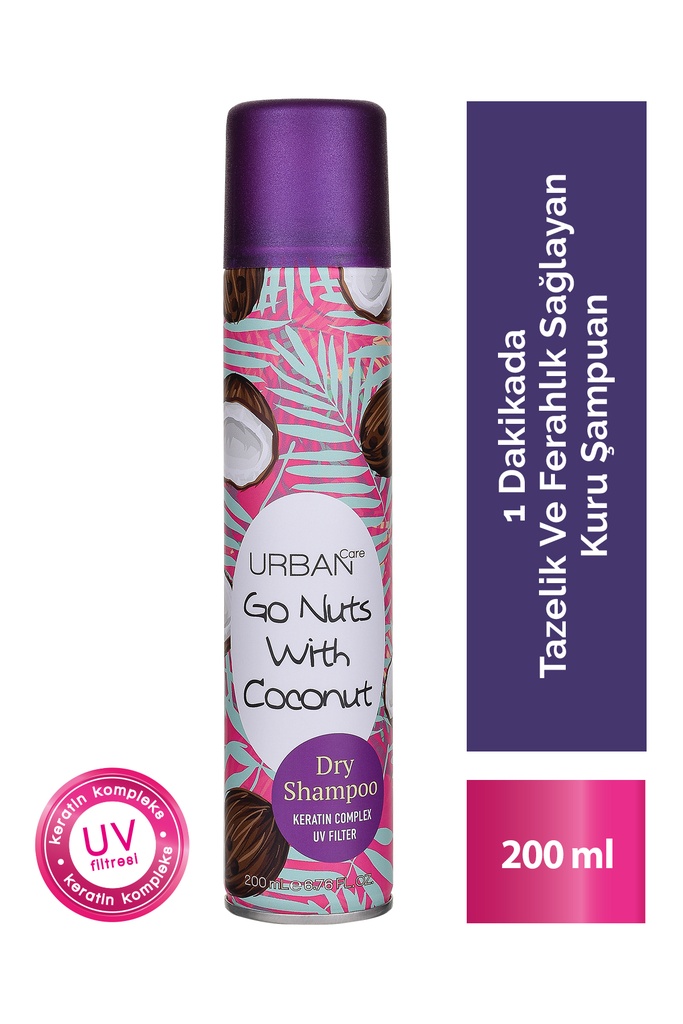 URBAN CARE DRY SHAMPOO COCONUT 200ML
