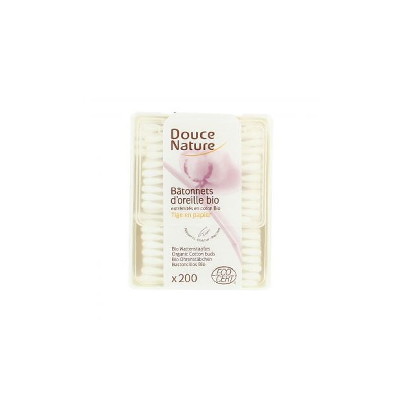 DOUCE NATURE BATONNETS D'OREILLE BIO 200U