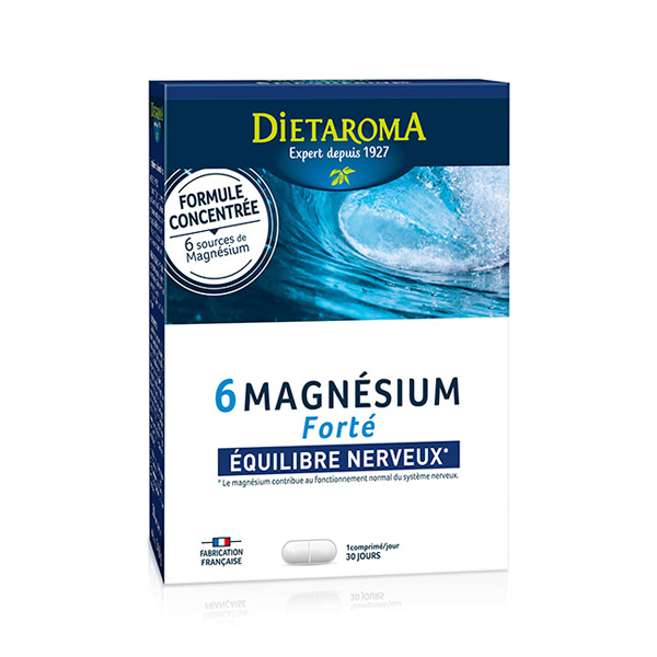 DIETAROMA 6 MAGNESIUM FORTE - EQUILIBRE NERVEUX - 30 COMPRIMES