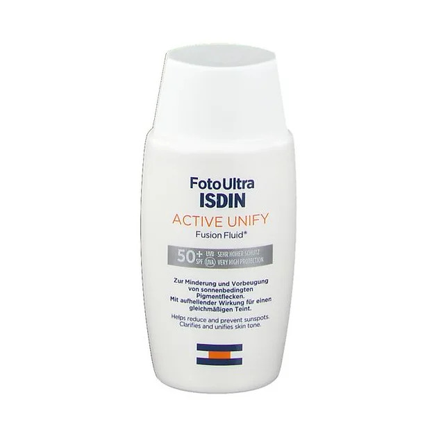 ISDIN FOTO ULTRA ACTIVE UNIFY FUSION FLUID INVISIBLE SPF50