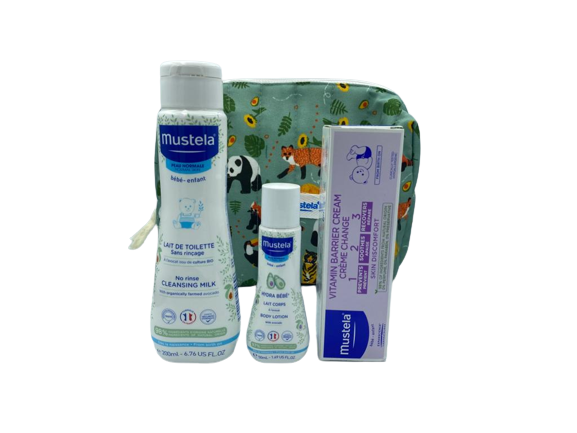 MUSTELA PACK CREME DE CHANGE 50ML + LAIT DE TOILETTE SANS RINCAGE 200ML