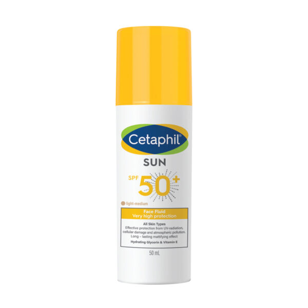 CETAPHIL SUN FACE FLUID SPF50+ LIGHT-MEDIUM 50ML