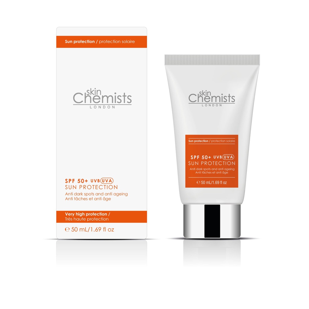 SKIN CHEMISTS SUN PROTECTION ANTI-TACHES ET ANTI-AGE SPF50+ 50ML