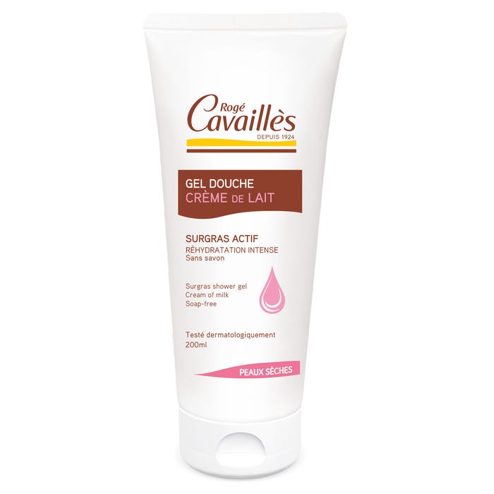 ROGE CAVAILLES GELDOUCHE LAIT HYDRATANT CREME DE LAIT 200ML