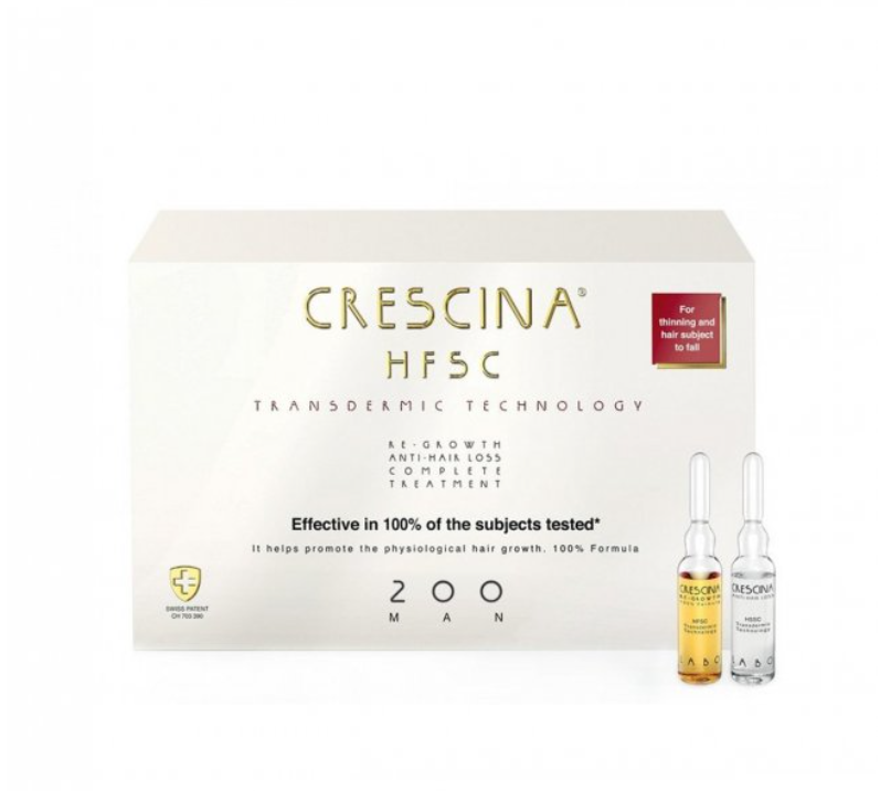 CRESCINA HFSC HOMME 200 MAN 10+10 FLACONS 3.5ML