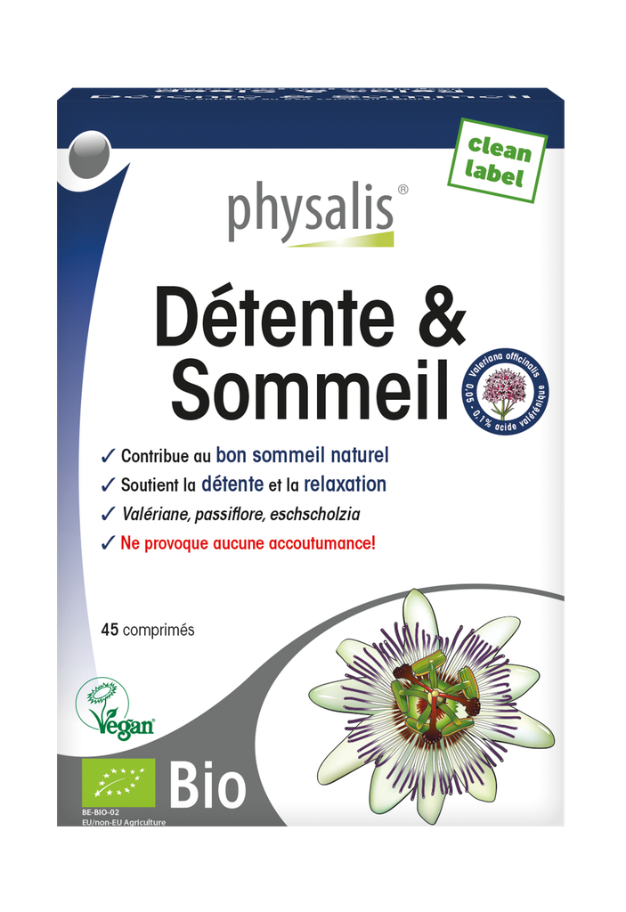 PHYSALIS DETENTE ET SOMMEIL 45 COMPRIMES