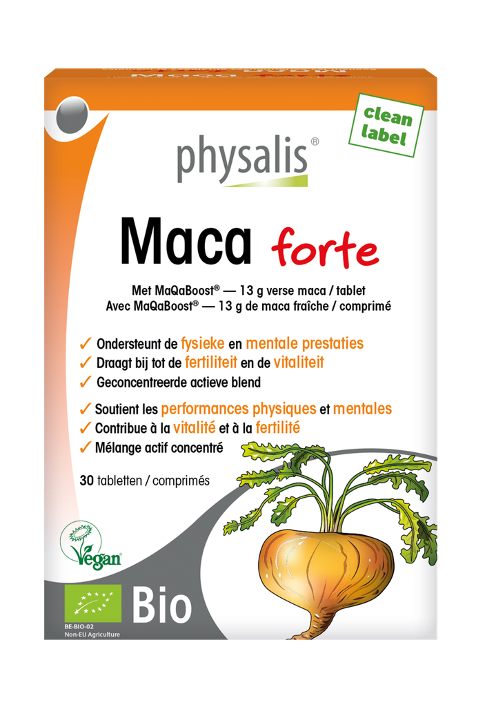 PHYSALIS MACA FORTE 30 COMPRIMES