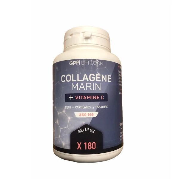 GPH COLLAGENE MARIN + VITAMINE C 350 MG 180 GELULES