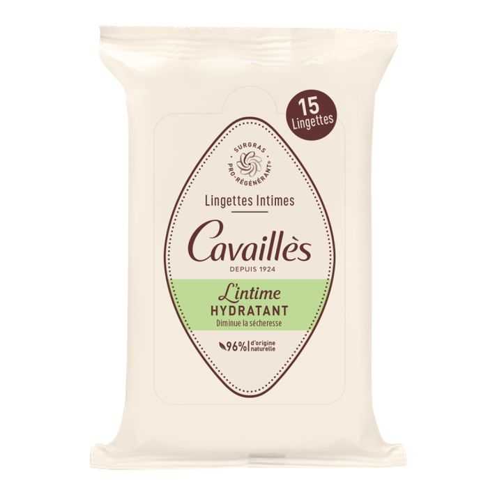 ROGE CAVAILLES LINGETTE INTIMES SECHRESSE 15 LINGETTES