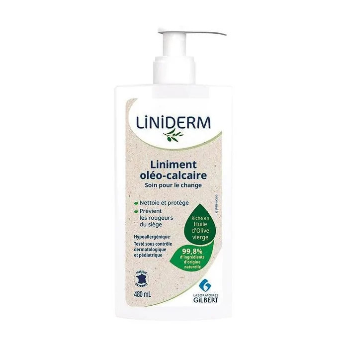 GILBERT LINIDERM LINIMENT OLEO-CALCAIRE STABILISE POMPE 480ML