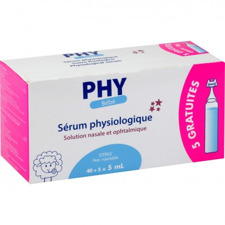 GILBERT SERUM PHYSIOLOGIQUE 40*5ML