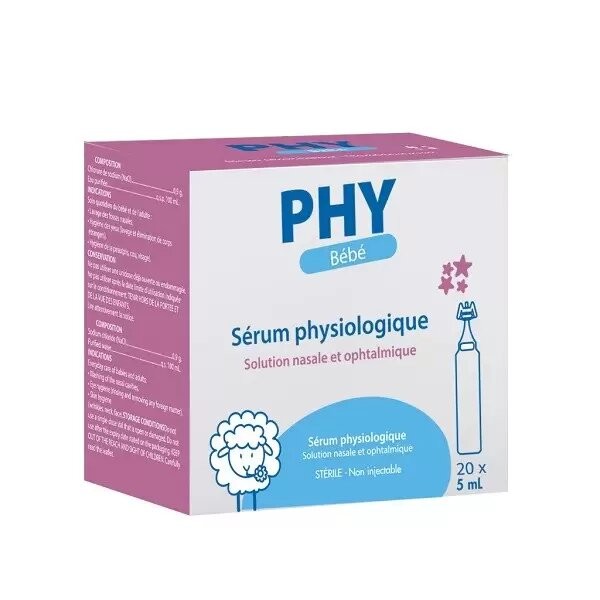 GILBERT SERUM PHYSIOLOGIQUE 20*5ML