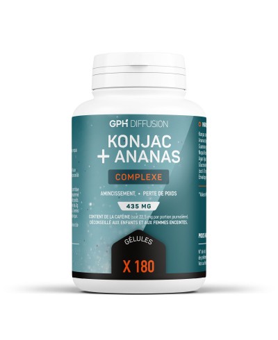 GPH COMPLEXE KONJAC + ANANAS 435MG - 100 GELULES