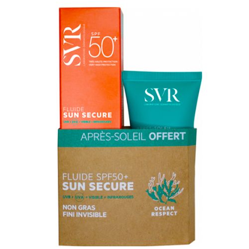 SVR SUN SECURE PACK FLUIDE SPF50+ + LAIT APRES SOLEIL 50ML OFFERT