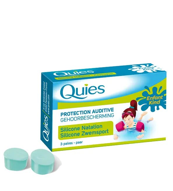 QUIES SILICONE ENFANT NATATION 3 PAIRES