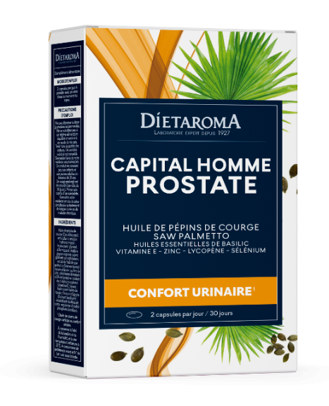 DIETAROMA CAPITAL HOMME PROSTATE - CONFORT URINAIRE - 60 CAPSULES