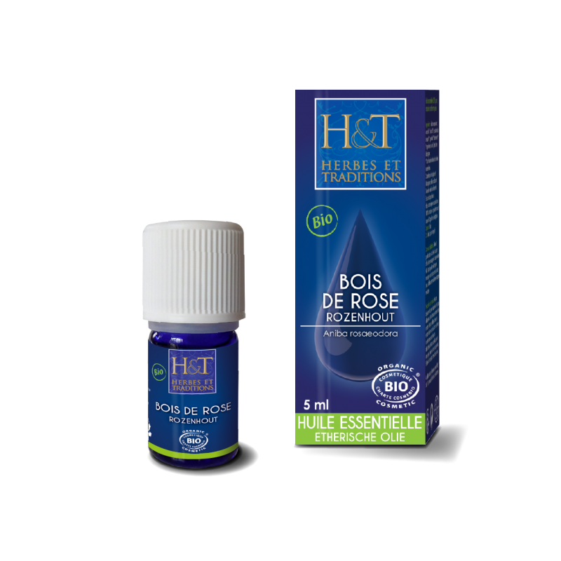 HERBES HUILE ESSENTIELLE BOIS DE ROSE BIO 10 ML