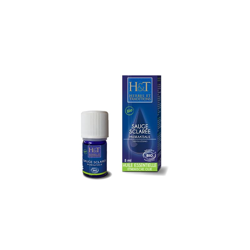 HERBES HUILE ESSENTIELLE SAUGE SCLAREE BIO 10 ML