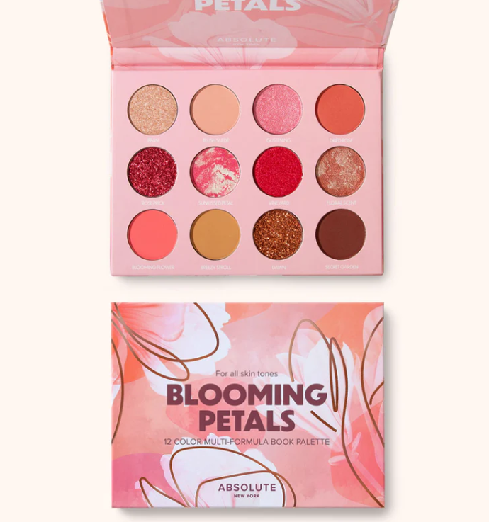 ABSOLUTE BLOOMING PETALS 12 COLOR PALETTE MESP01