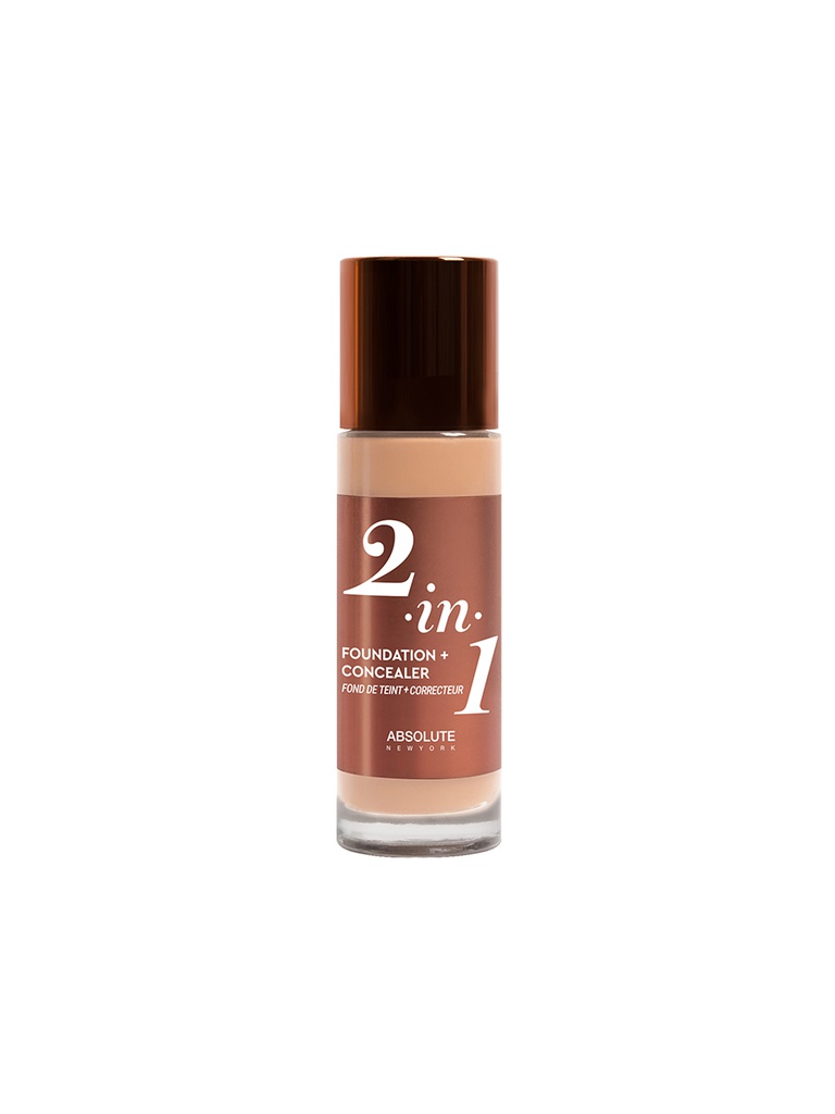 ABSOLUTE 2 IN 1 FOUNDATION &amp; CONCEALER N SHELL MFFC02