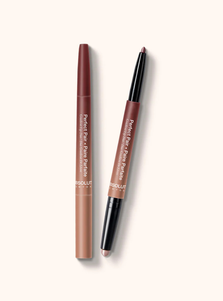 ABSOLUTE NY PERFECT PAIR LIP DUO - SUGAR SPICE ALD01