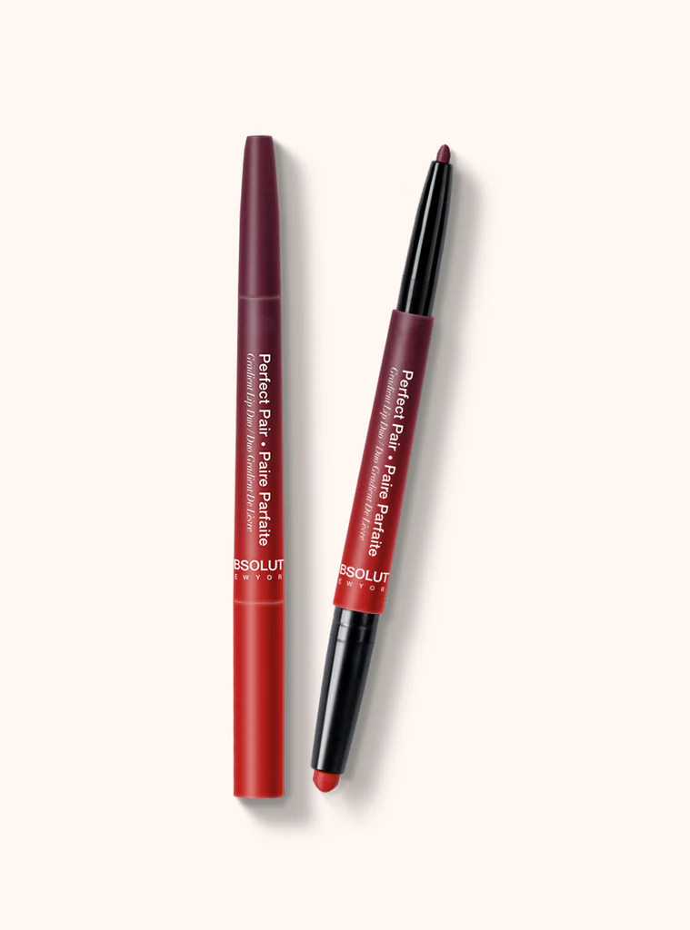 ABSOLUTE NY PERFECT PAIR LIP DUO - CANDIED APPLE ALD02