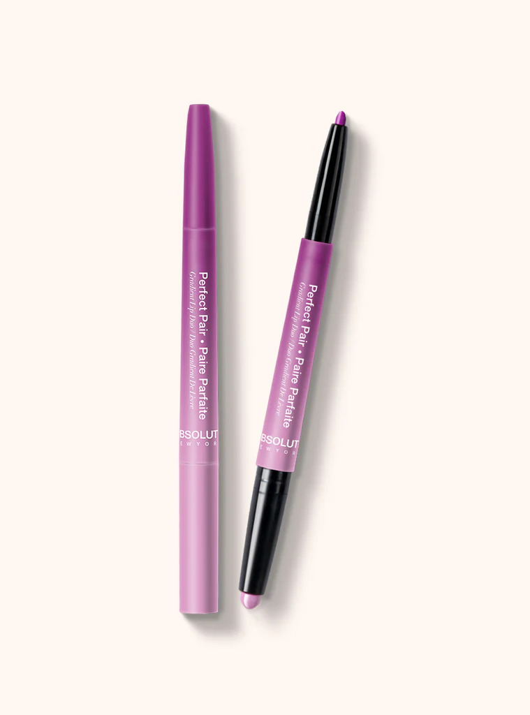 ABSOLUTE NY PERFECT PAIR LIP DUO - LUSH LILAC ALD03