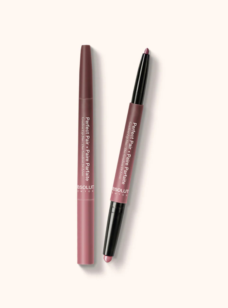 ABSOLUTE NY PERFECT PAIR LIP DUO - ROSE WOOD ALD04