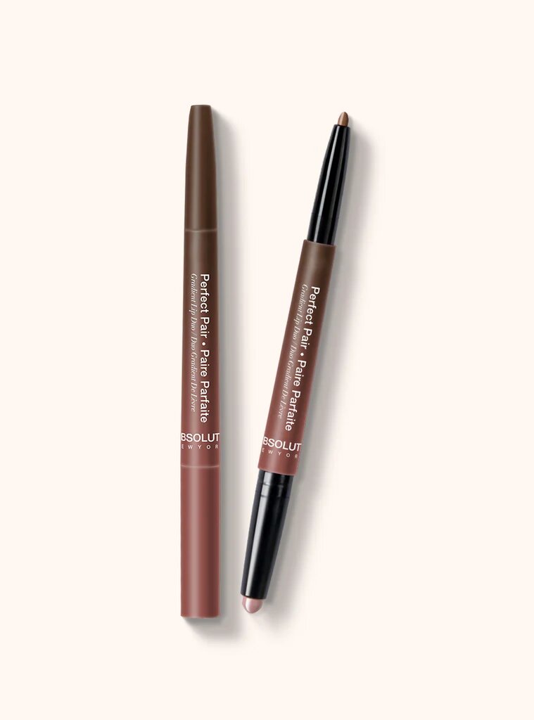 ABSOLUTE NY PERFECT PAIR LIP DUO - MALTED CHAI ALD06