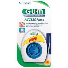 GUM FIL ACCESS FLOSS 50 FILS SPECIAL IMPLANT 3200