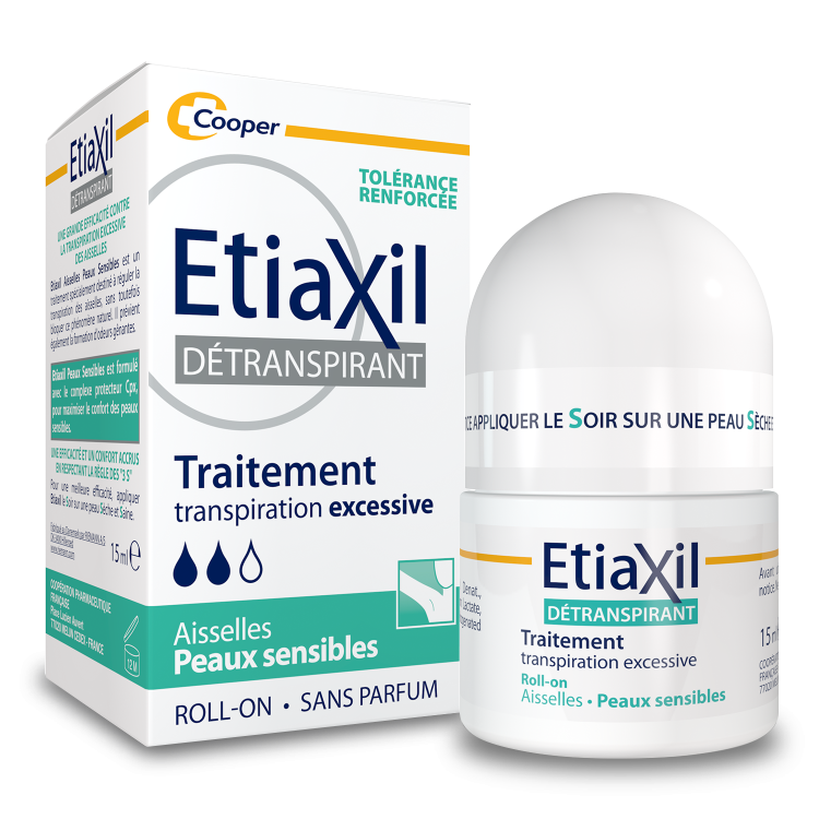 ETIAXIL DETRANSPIRANT AISSELLES PEAUX SENSIBLES