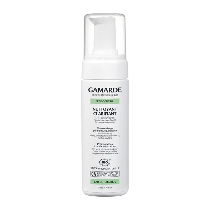 GAMARDE SEBO-CONTROL NETTOYANT CLARIFIANT  BIO 160ML