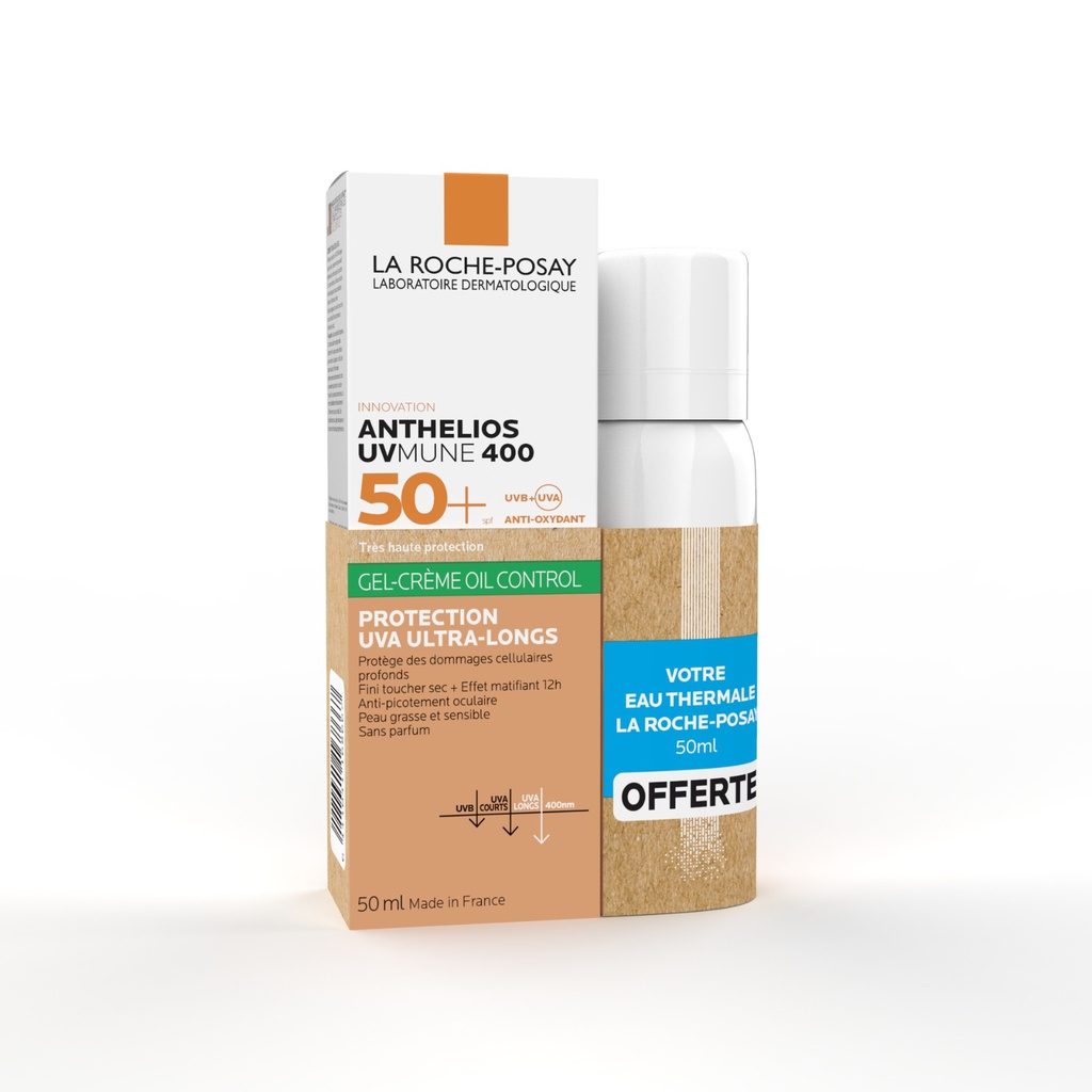 LA ROCHE POSAY ANTHELIOS MATIFIANT TEINTEE + EAU THERMAL OFFERT