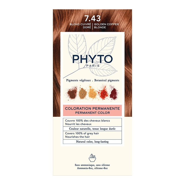 PHYTO COLOR KIT COLORATION 7.43