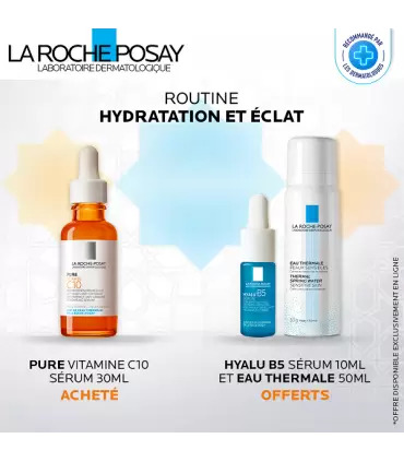 LA ROCHE POSAY PACK PURE VITAMIN C10 SERUM+EAU THERMALE OFFERT