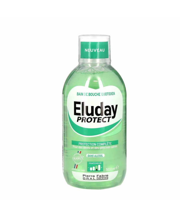 ELUDAY PROTECT BAIN DE BOUCHE PROTECTION COMPLETE SANS ALCOOL 500ML