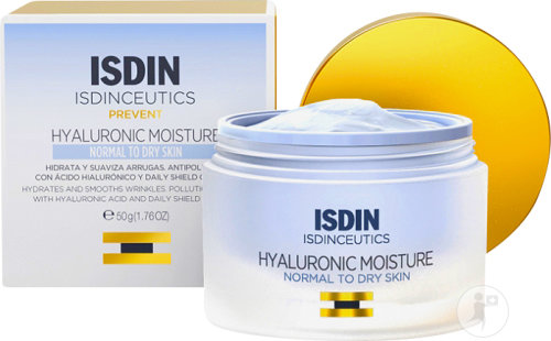 ISDIN ISDINCEUTICS PREVENT HYALURONIC HYDRATANT CREME PEAU NORMAL A SECHE 50G