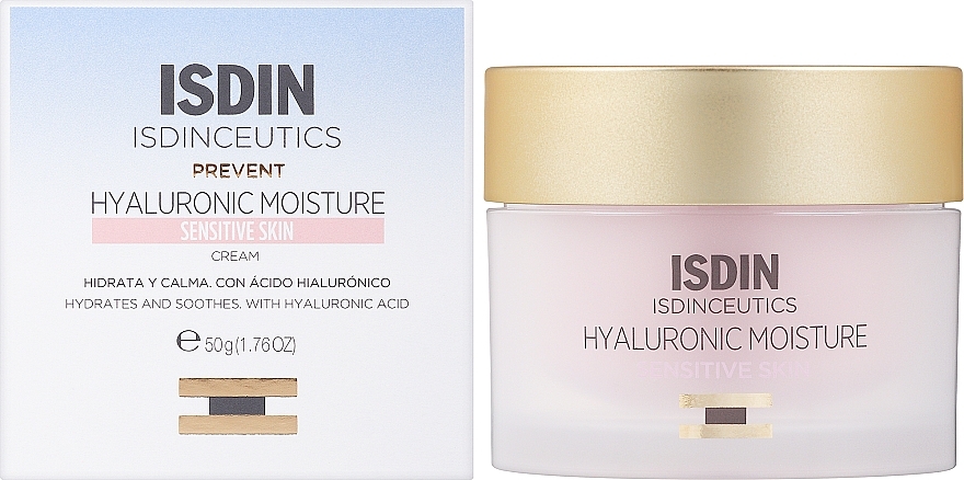 ISDIN ISDINCEUTICS PREVENT HYALURONIC HYDRATANT CREME  PEAU SENSIBLE 50G