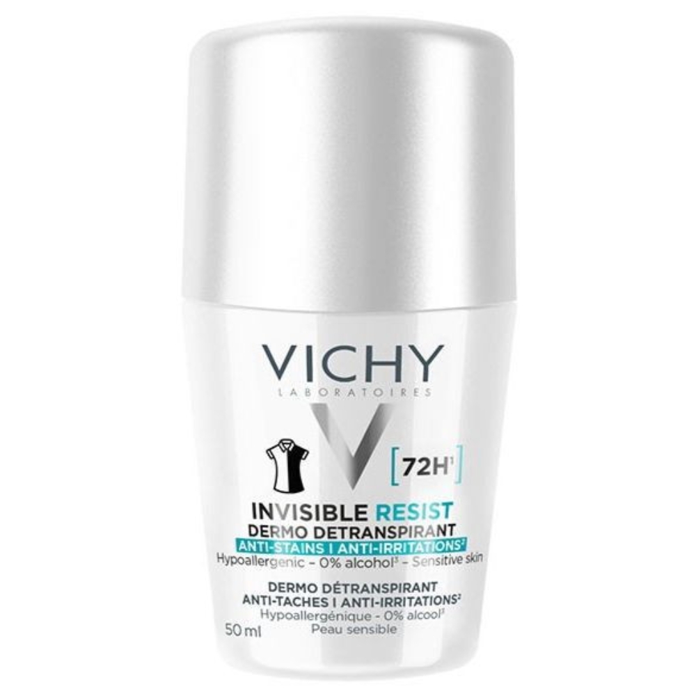 VICHY DEODORANT INVISIBLE RESIST 72H DERMO DETRANSPIRANT ROLL-ON 50ML