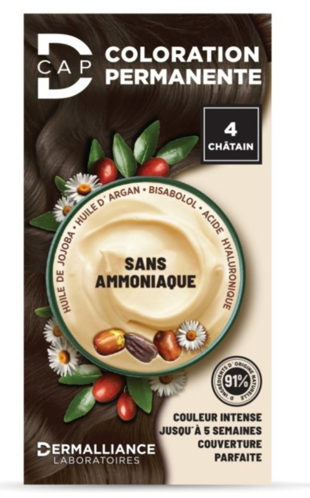 D-CAP COLORATION PERMANENTE - 4 CHATAIN