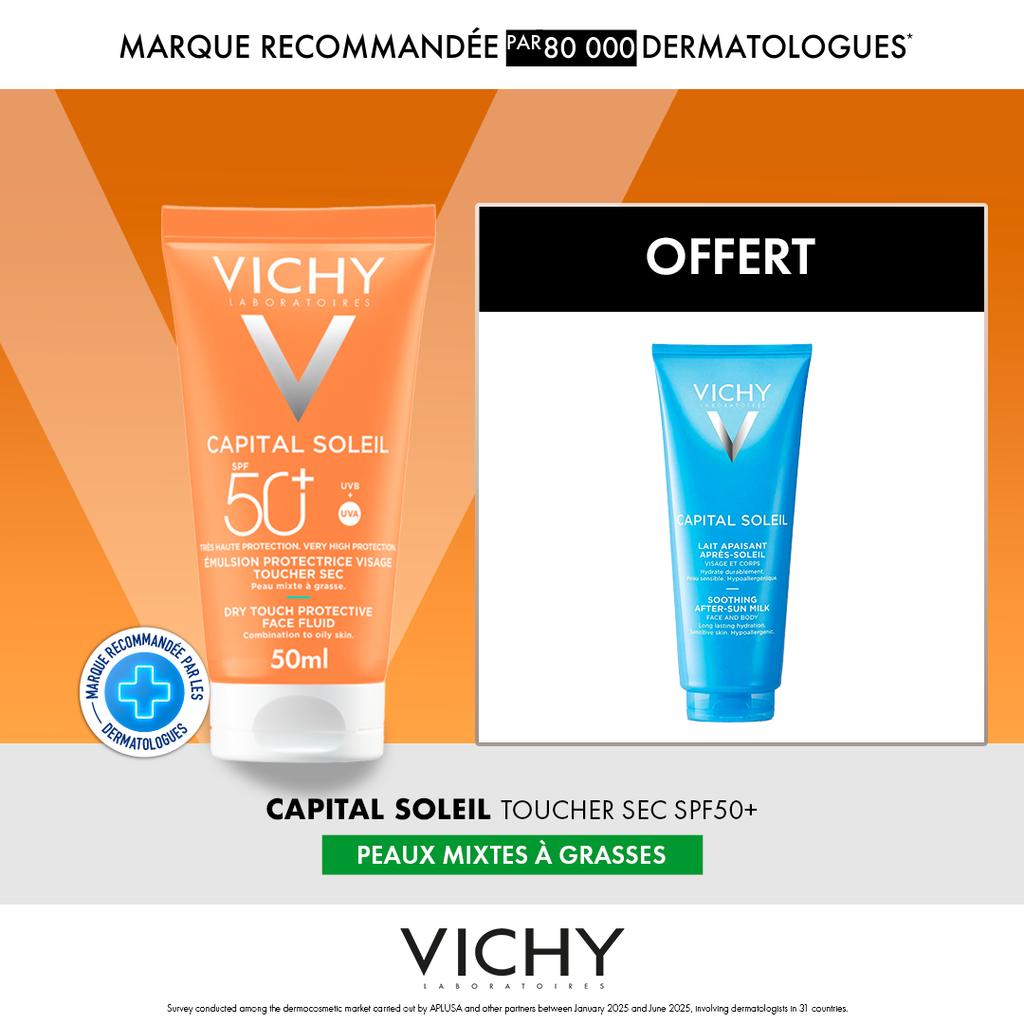 VICHY CAPITAL SOLEIL EMULSION TOUCHER SEC SPF50+ 50ML 